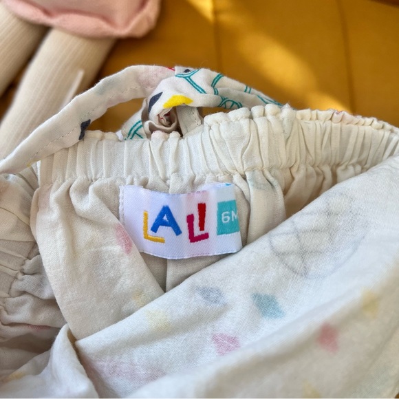 LALI Kids Tie Romper 6M - Picture 6 of 7